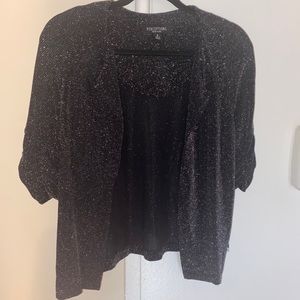 Perceptions: 3/4 Sleeve knit dress blazer